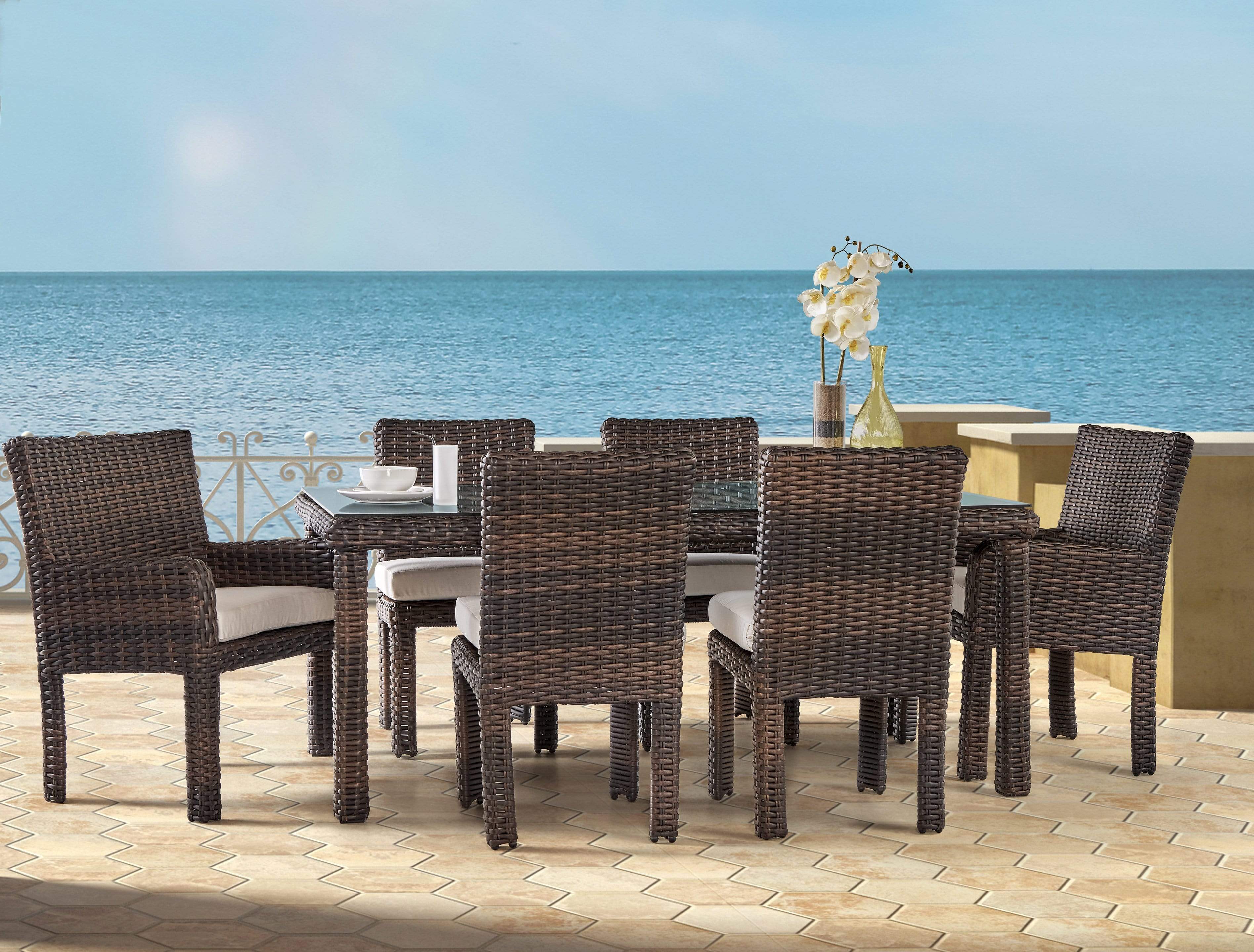 South Sea Outdoor Living Outdoor Dining Table Default Color / Tobacco brown TOB St. Tropez Rectangular Dining Table