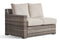 South Sea Outdoor Living Outdoor Furniture New Java One-Arm Loveseat Left Side Facing