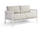 South Sea Outdoor Living Outdoor Furniture Rumor Dove / As shown Veda Patio Loveseat with Cushions