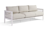 South Sea Outdoor Living Outdoor Furniture Rumor Dove / As shown Veda Patio Sofa with Cushions