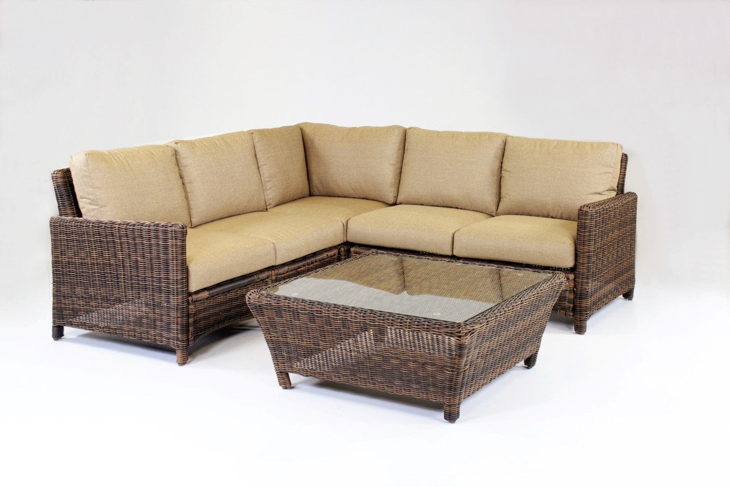 South Sea Outdoor Living Outdoor Furniture South Sea Rattan - Del Ray End Piece Left-Side Facing | 76650