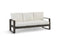 South Sea Outdoor Living Outdoor Furniture White / Gray Brown Ryan Deep Seating Patio Sofa  with Cushion