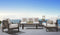South Sea Outdoor Living Outdoor Seating Set South Sea Rattan - Ryan Seating | 5 Piece Outdoor Conversation Set | 77300
