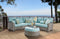 South Sea Outdoor Living Outdoor Seating Set South Sea Rattan - St Tropez Sectional | 5 Piece Outdoor Conversation Set | 79300