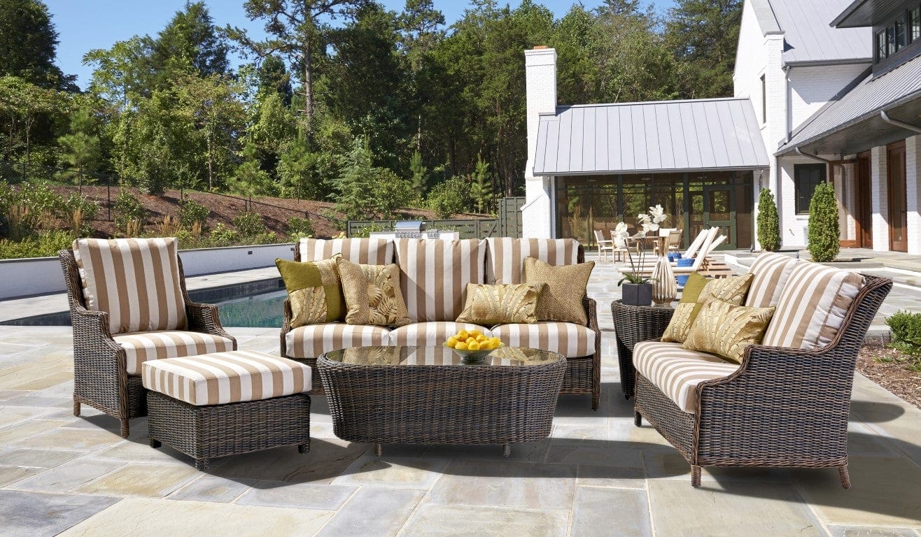 South Sea Outdoor Living Outdoor Sectional Component South Sea Rattan - Barrington Loveseat - 77702