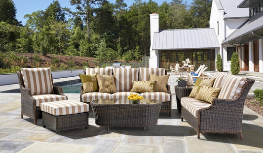 South Sea Outdoor Living Outdoor Sectional Component South Sea Rattan - Barrington Swivel Glider - 77705