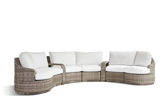 South Sea Outdoor Living Outdoor Sectional Luna Cove Fitted-Back Sectional by South Sea Outdoor Living - 74400