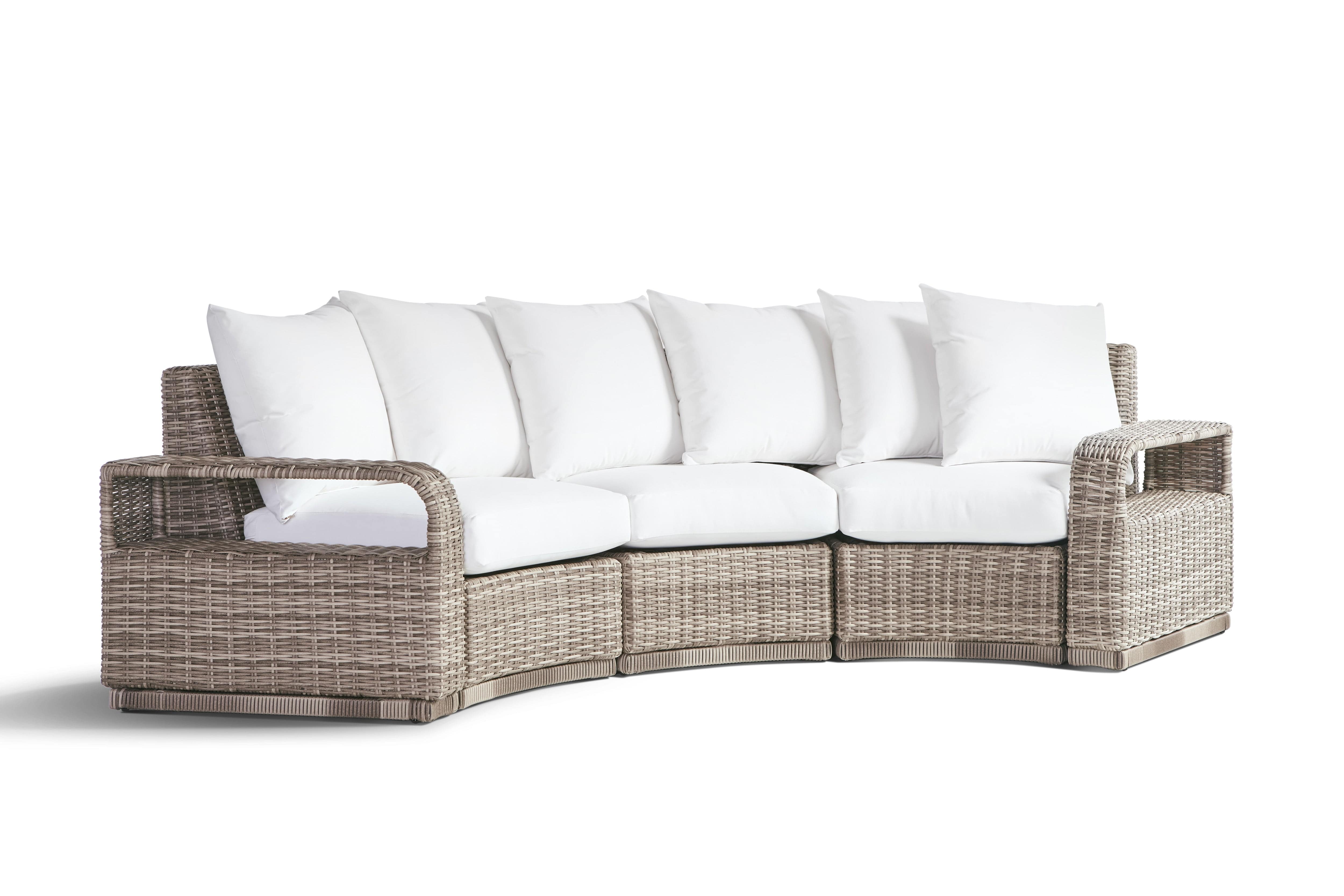 South Sea Outdoor Living Outdoor Sectional Luna Cove Scatter-Back Sectional by South Sea Outdoor Living - 74300