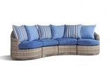 South Sea Outdoor Living Outdoor Sectional Tradewinds Luna Cove Fitted-Back Sectional by South Sea Outdoor Living - 74400