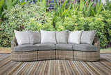 South Sea Outdoor Living Patio Furniture Luna Cove Scatter-Back Sectional by South Sea Outdoor Living - 74300
