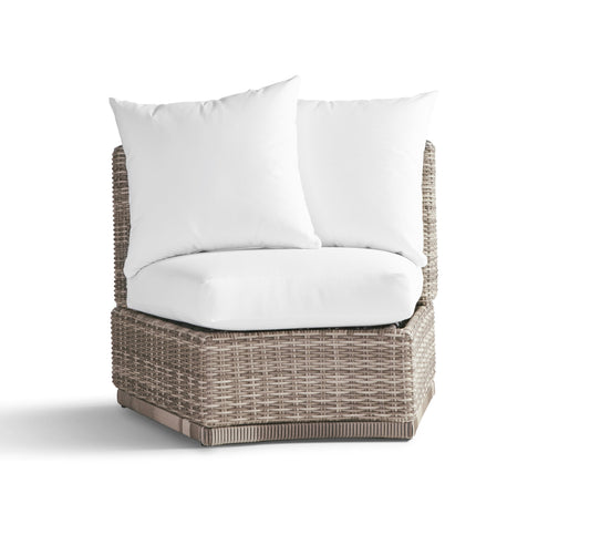South Sea Outdoor Living Patio Furniture Scatter Back Luna Cove Luna Cove Curved-Wedge Armless by South Sea Outdoor Living - 74352 Scatter-Back, 74452 Fitted-Back