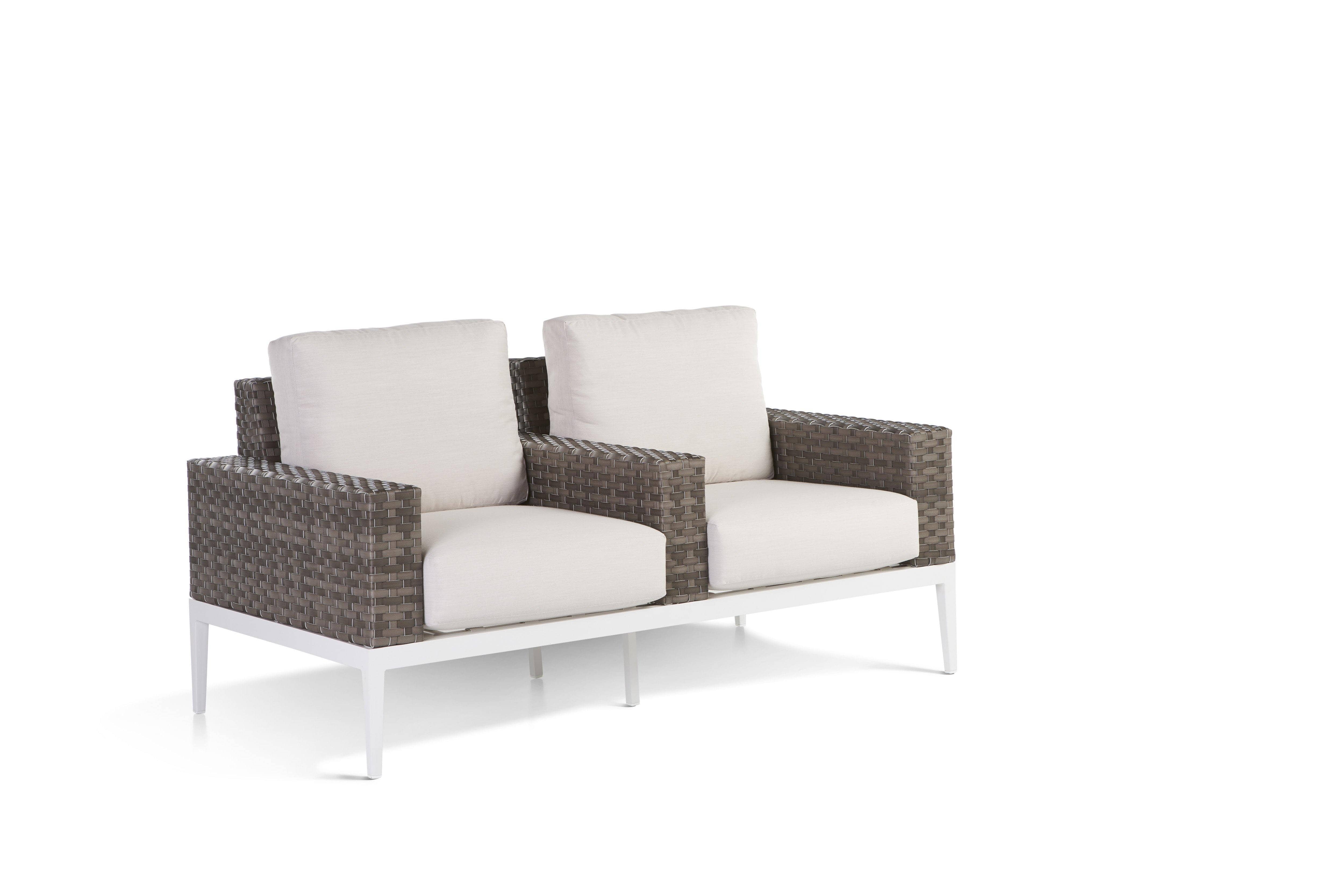 South Sea Outdoor Living Patio Furniture Stevie Theater-Style Loveseat by South Sea Outdoor Living - 73802-TH