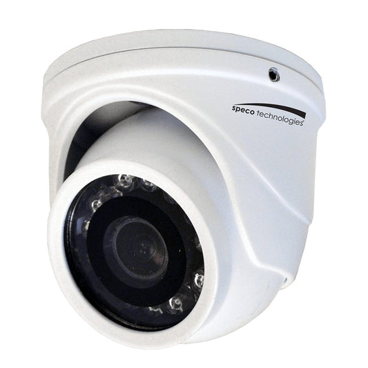 Speco Tech Cameras - Network Video Speco 4MP HD-TVI Mini Turret Camera 2.9mm Lens - White Housing [HT471TW]