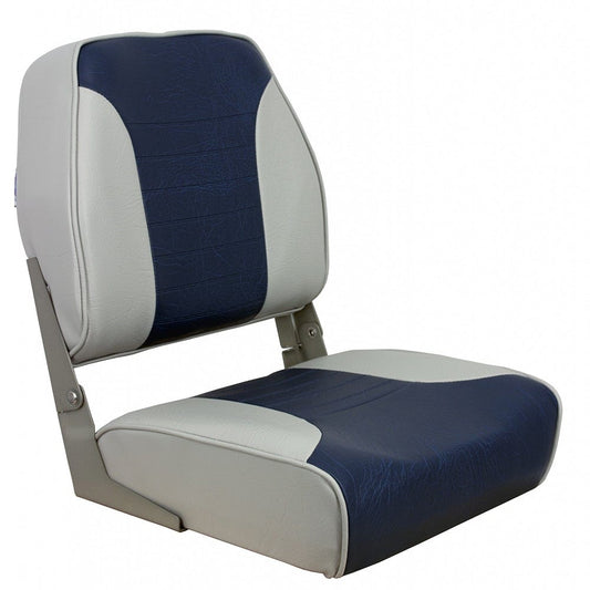 Springfield Marine Seating Springfield Economy Multi-Color Folding Seat - Grey/Blue [1040651]