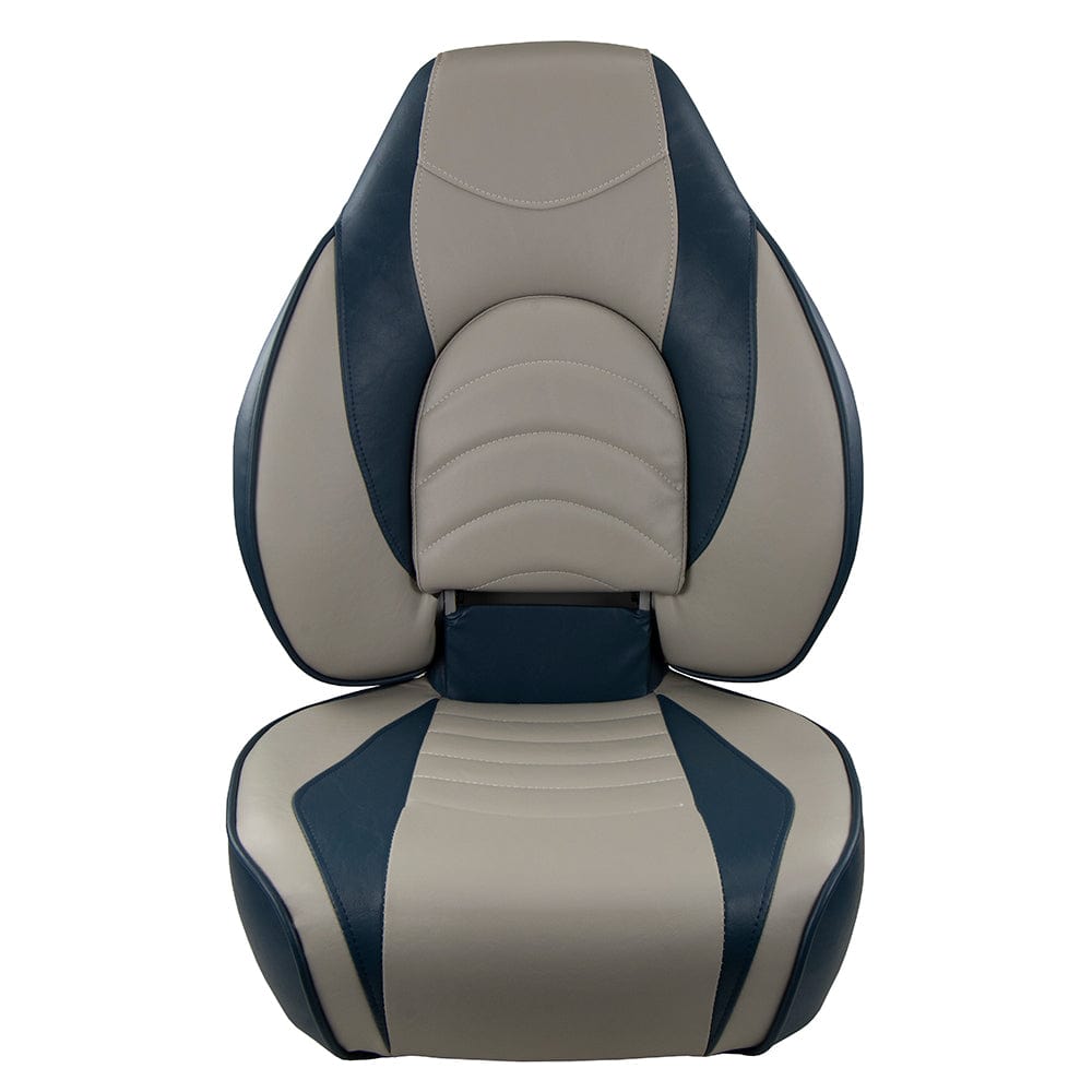 Springfield Marine Seating Springfield Fish Pro High Back Folding Seat - Blue/Grey [1041631-1]