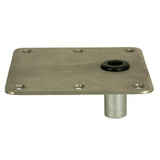 Springfield Marine Seating Springfield KingPin 7" x 7" Offset - Stainless Steel - Square Base [1620003]
