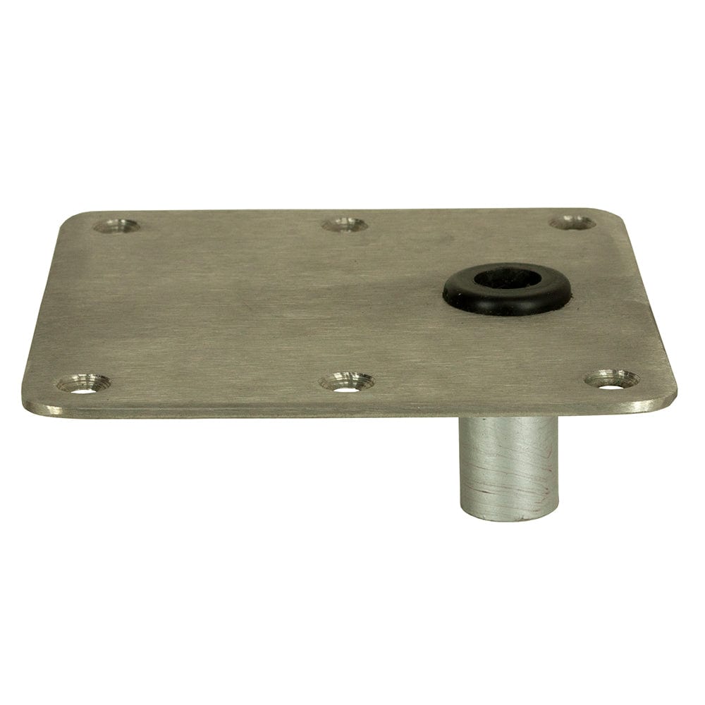 Springfield Marine Seating Springfield KingPin 7" x 7" Offset - Stainless Steel - Square Base (Standard) [1620003]