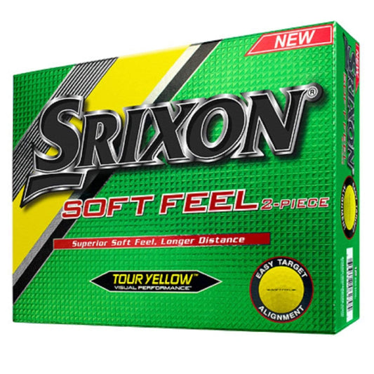 Srixon Golf : Balls Srixon Soft Feel Golf Ball-Tour Yellow-Dozen