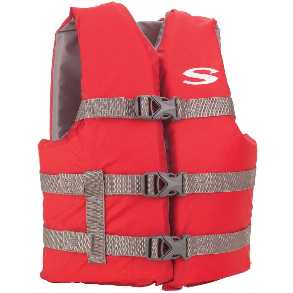 Stearns Life Vests Stearns Youth Classic Vest Life Jacket - 50-90lbs - Red/Grey [2159436]