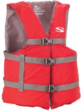 STEARNS Water Sports > Personal Flotation (PFDs) CLASSIC VEST ADULT OVRSZ RED STEARNS - CLASSIC VEST ADULT UNVR RED