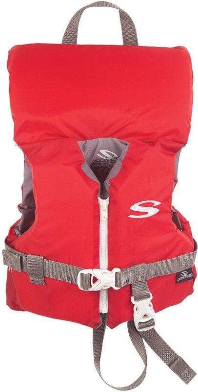 STEARNS Water Sports > Personal Flotation (PFDs) CLASSIC VEST INFANT RED STEARNS - CLASSIC VEST ADULT UNVR RED