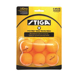 Stiga Table Tennis Stiga One-Star Balls (Orange)