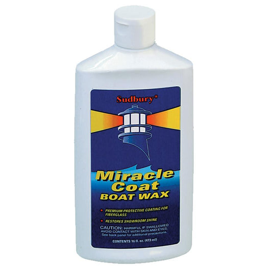 Sudbury Cleaning Sudbury Miracle Coat Boat Wax - 16oz Liquid - *Case of 6* [412CASE]
