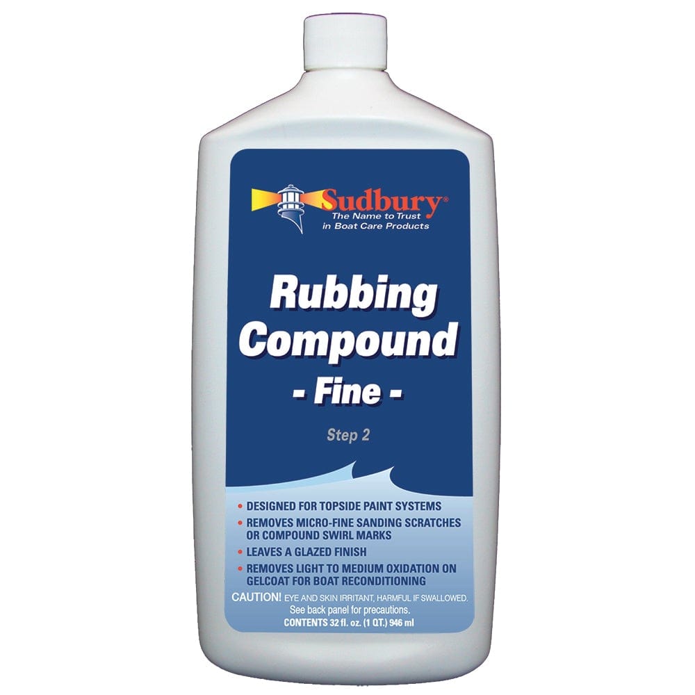 Sudbury Cleaning Sudbury Rubbing Compund Fine - Step 2 - 32oz Fluid [442]