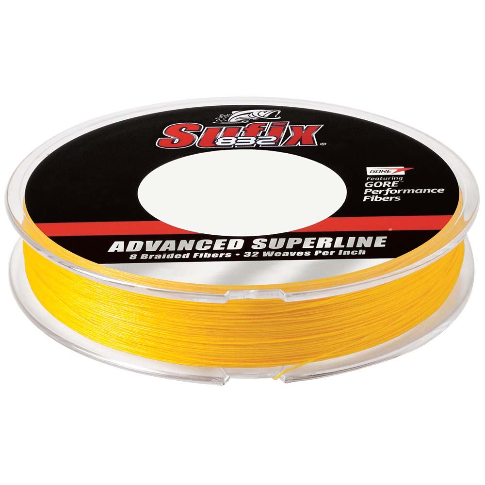 Sufix 832 Advanced Superline Braid - 10lb - Hi-Vis Yellow - 300 yds [6 –  Recreation Outfitters