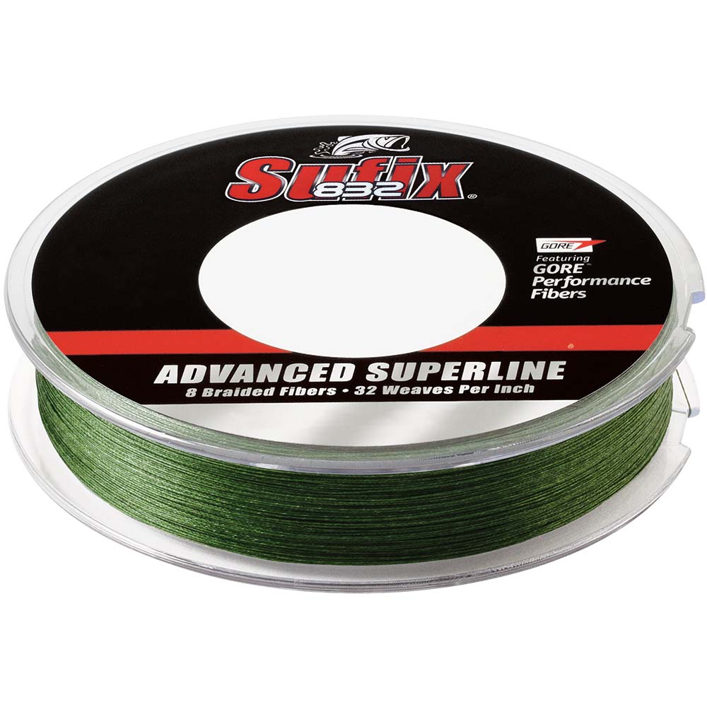 Sufix Lines & Leaders Sufix 832 Advanced Superline Braid - 15lb - Low-Vis Green - 150 yds [660-015G]
