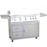 Summerset Grills Carts Cart, 40" - fits SIZ40 and SIZPRO40 Grill - Fully Assembled Door & 2-Drawer Combo