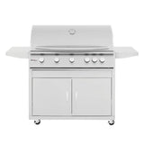 Summerset Grills Grills Propane Summerset Sizzler 40-Inch 5-Burner | Free Standing | Propane OR Natural Gas | Grill With Rear Infrared Burner - SIZ40