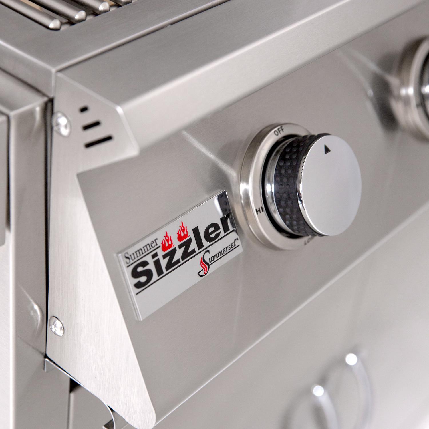Summerset Grills Grills Sizzler Grill, 40" LP/NG - Built-in