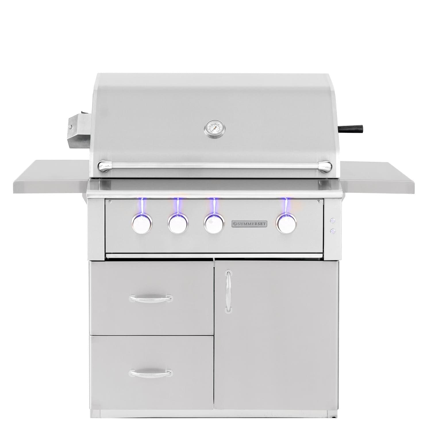 Summerset Grills Luxury Gas Grill Propane Summerset Alturi 36-Inch 3-Burner Free Standing |Propane OR Natural Gas | Grill With Stainless Steel Burners & Rotisserie - ALT36T