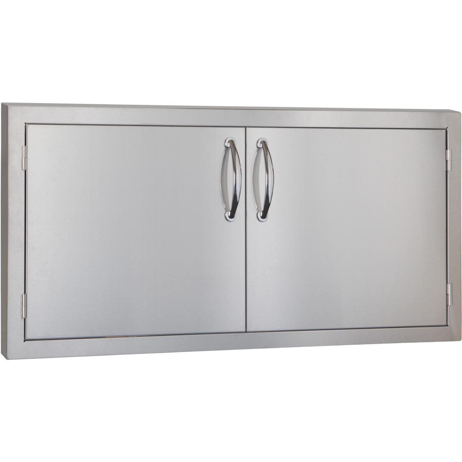 Summerset Grills Masonry Storage & Access Components Masonry Door, Double - 45" Stainless Steel with Masonry Frame Return
