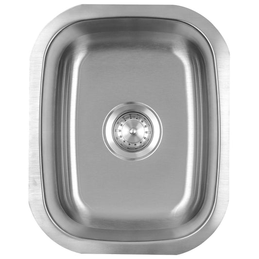 Summerset Grills Sinks & Bar Prep Sink, Undermount - 19" x 15" Stainless Steel with 360º Hot and Cold Faucet