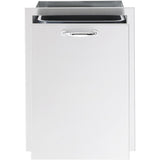 Summerset Grills Storage & Utility Drawers Drawer, Trash Pullout - 20" Stainless Steel with 10 Gallon Trash Bin