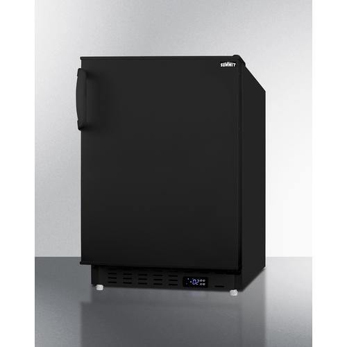 Summit All-Freezer 2.68 cu. ft. Manual Defrost Upright Freezer in Black, ADA Compliant