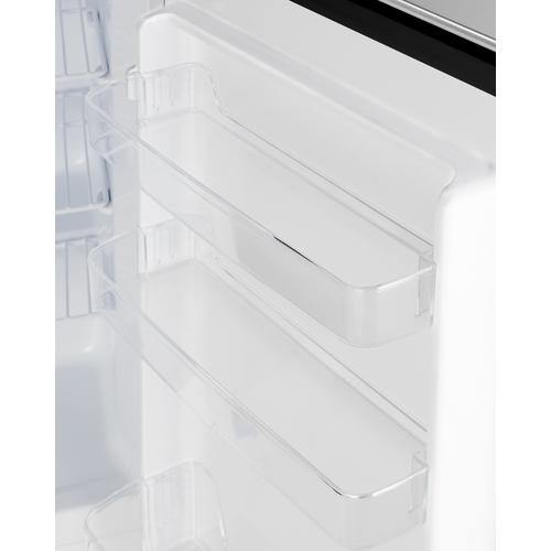 Summit All-Freezer 2.68 cu. ft. Manual Defrost Upright Freezer in Stainless Steel, ADA Compliant