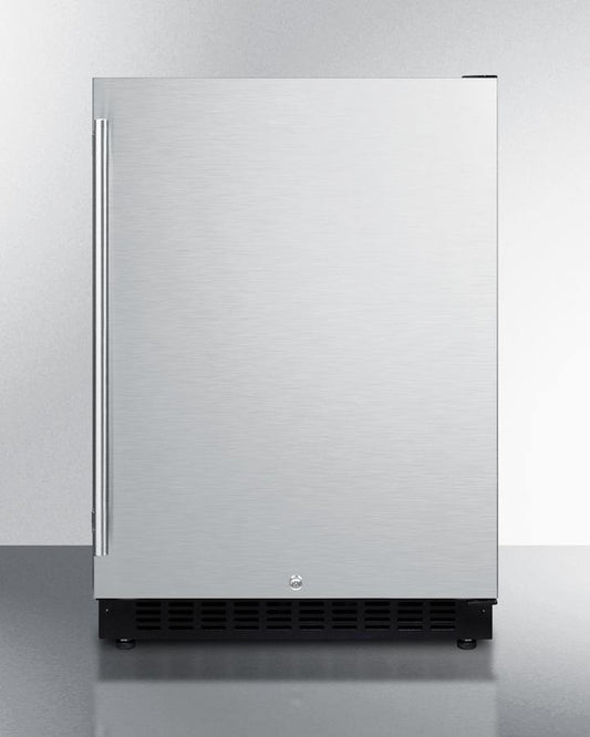Summit All-Refrigerator 24" 4.8 cu. ft. Stainless Steel Built-In Compact Refrigerator