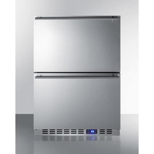 Summit All-Refrigerator 24" Wide 2-Drawer All-Refrigerator