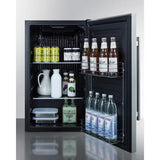 Summit All-Refrigerator Shallow Depth Outdoor Built-In All-Refrigerator, ADA Compliant