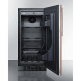 Summit All-Refrigerators 15" 2.2 cu.ft. Custom Panel Built-In Undercounter Compact Refrigerator - ADA Compliant - Right Hinge with Lock