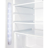 Summit All-Refrigerators 20" 3.53 cu. ft. Black Built-In All-Refrigerator - ADA Compliant