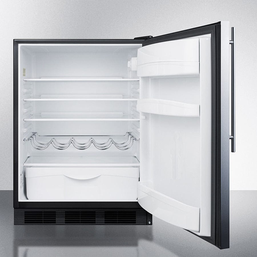 Summit All-Refrigerators Summit - 24" Wide Built-In All-Refrigerator, ADA Compliant | [FF63BKBISSHVADA]