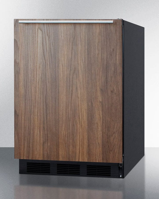 Summit All-Refrigerators Summit - 24" Wide Built-In All-Refrigerator With Wood Panel Door | [FF63BKBIWP1]