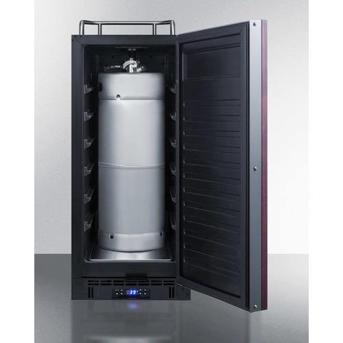 Summit Beer Dispensers 15" 2.9 cu.ft. Custom Panel Built-In Kegerator