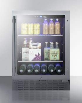 Summit Built-In Pub Cellar 24" Wide Built-In Beverage Cooler