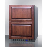 Summit Classic All-Refrigerator 24" Wide Built-In 2-Drawer All-Refrigerator