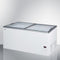 Summit Commercial Chest Freezers Commercial 61" 16.6 cu.ft. White with Sliding Glass Door & Lock Chest Freezer